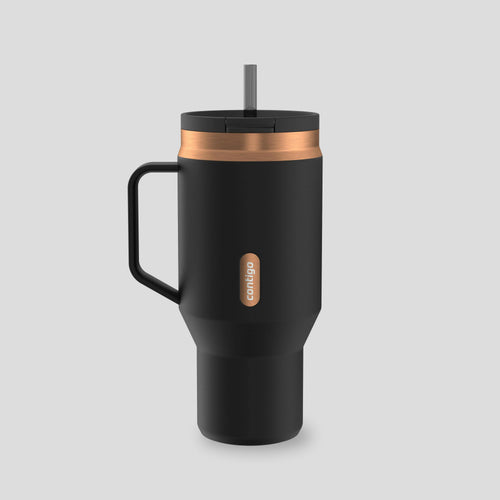 30 oz SnapSeal™ Tumbler (w/ Straw & Handle)