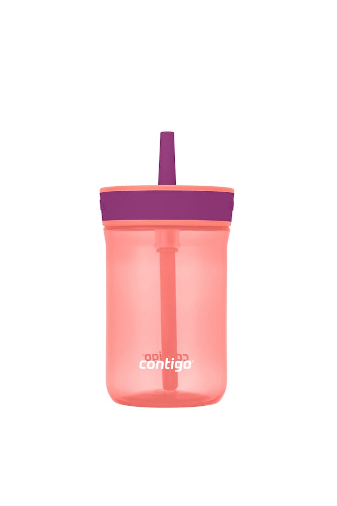 Kids’ Leighton Straw Tumbler with Spill-Proof Leak-Proof Lid, 14oz H5