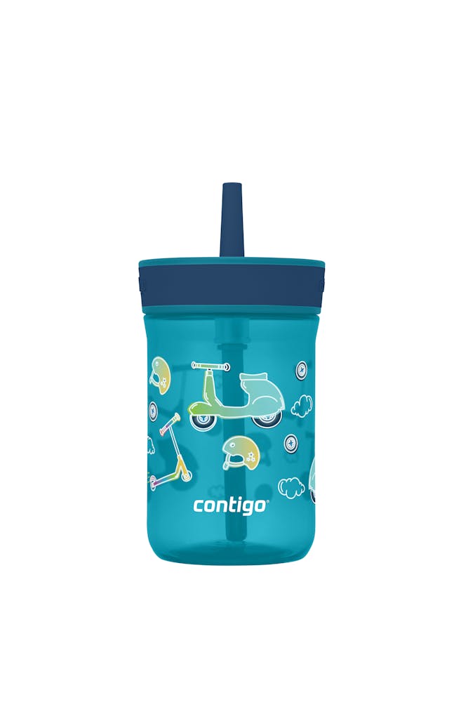 Kids’ Leighton Straw Tumbler with Spill-Proof Leak-Proof Lid, 14oz H5