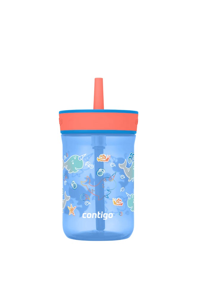 Kids’ Leighton Straw Tumbler with Spill-Proof Leak-Proof Lid, 14oz H5