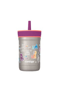 Kids Leighton Spill-Proof Stainless Steel Tumbler with Straw, 12oz W7